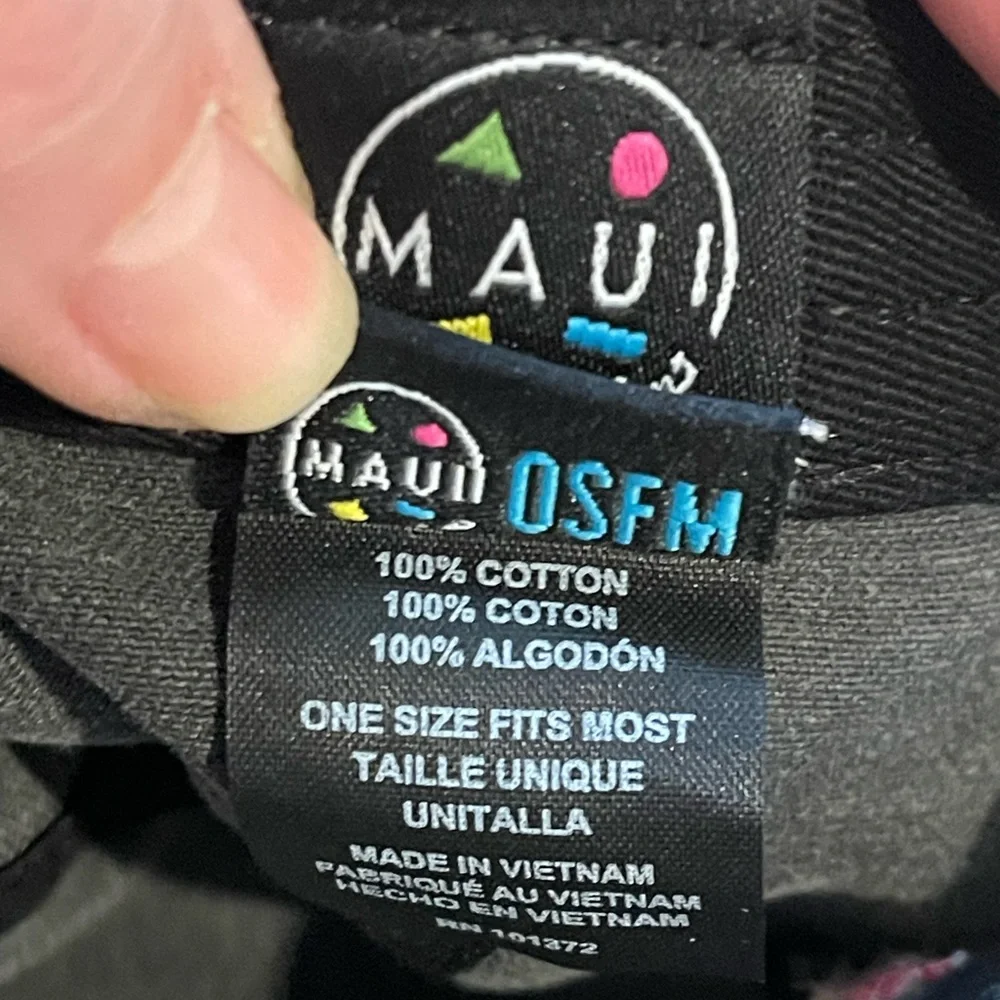 NWOT Maui & Sons Hat Beach Fishing Surf Dad Cap OSFM UNISEX - Picture 3 of 3